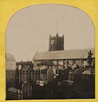 St Johns Church with graveyard [Stereoview, 1860s 